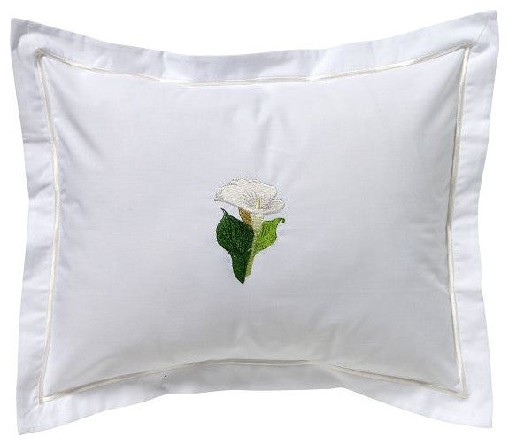 Boudoir Pillow Cover, Calla Lily