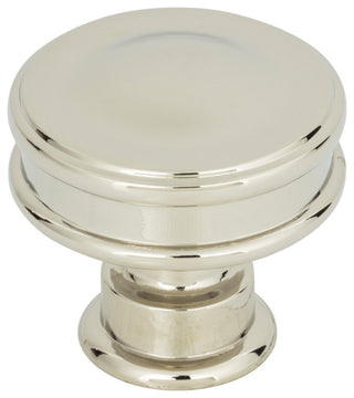 Atlas Homewares A100 Oskar 1-1/4 Inch Mushroom Cabinet Knob - Polished Nickel