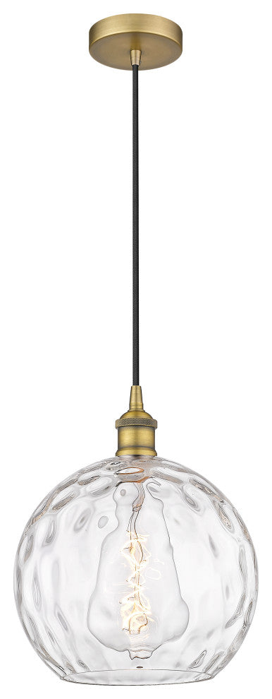 Innovations 616-1P-BB-G1215-10-LED 1-Light Mini Pendant, Brushed Brass