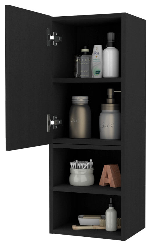Medicine Cabinet Jozz, Bathroom, Black