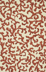 Venice Beach VB-16 Ivory-Coral Area Rug, 9'3"x13'