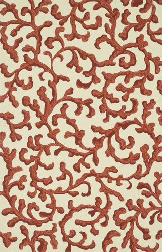Venice Beach VB-16 Ivory-Coral Area Rug, 9'3"x13'