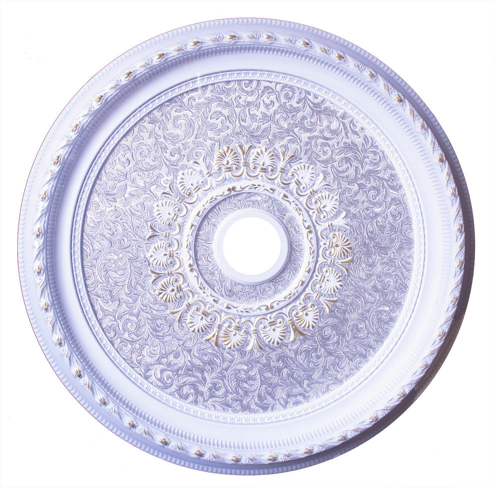 Artistry Lighting, Round 32" Antique White Ceiling Medallion (ART80-T-081)