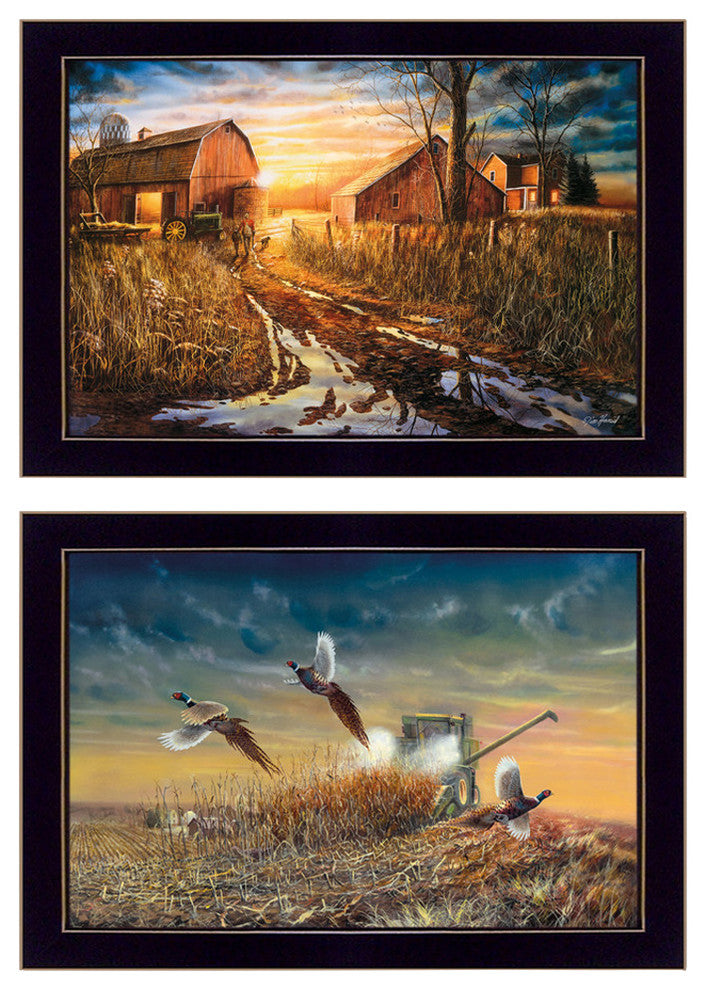 "Days Not Forgotten" Collection By Jim Hansen, Printed Wall Art, Black Frame