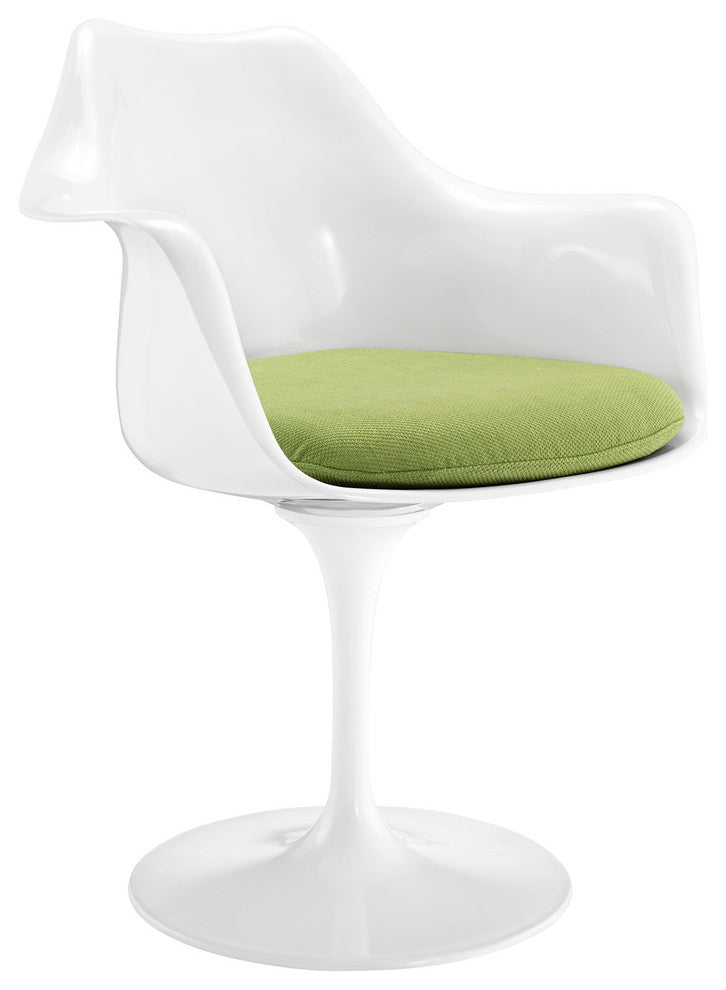 Modern Contemporary Kitchen Dining Armchair Green