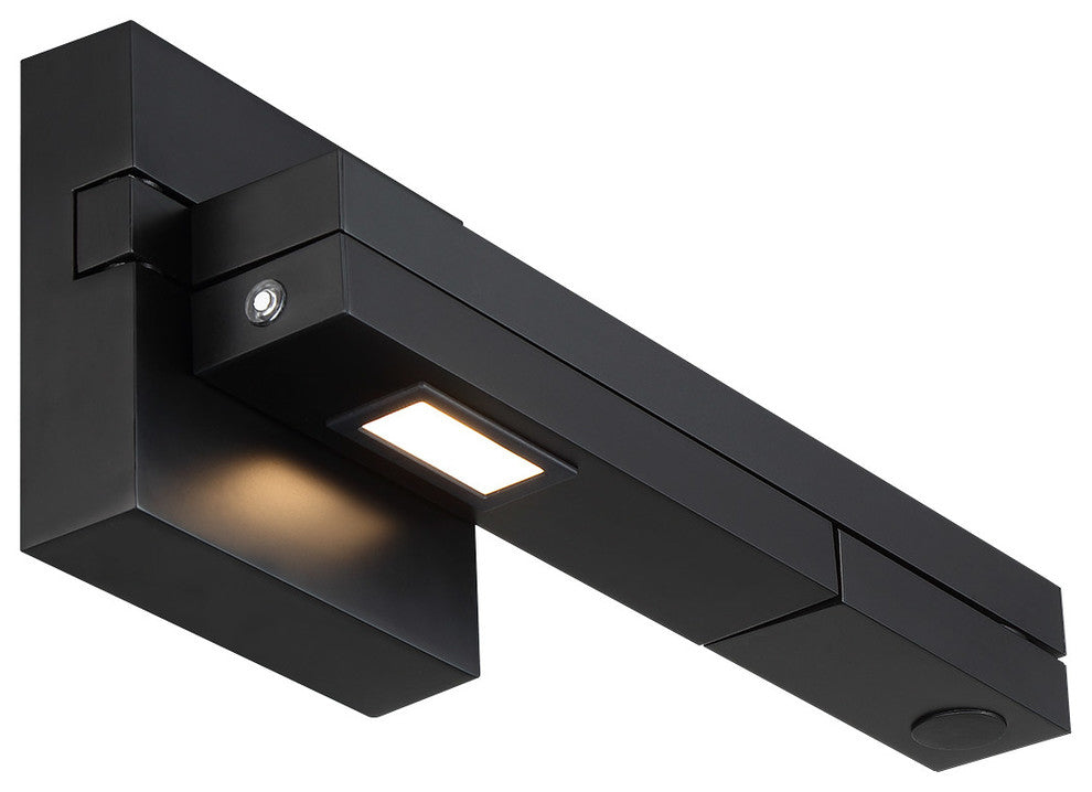 Flip LED Right Swing Arm 3000K, Black