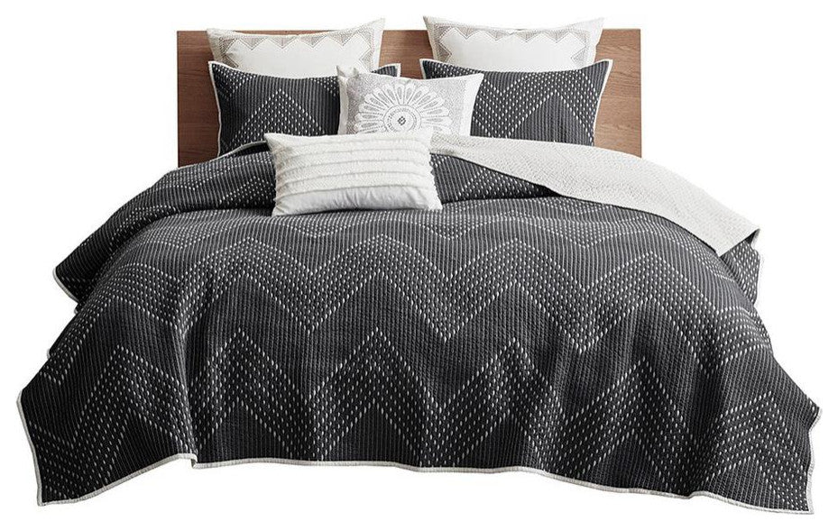 100% Cotton Embroidered Coverlet Set Ii13-1201
