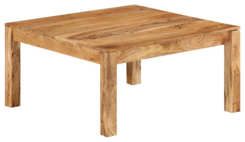 vidaXL Coffee Table Square Side End Table Accent Sofa Table Solid Acacia Wood