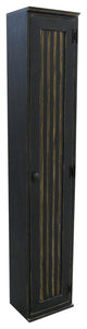 Entryway Locker Cabinet, Old Black