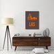 "LAS Las Vegas Poster 1" Fine Art Print