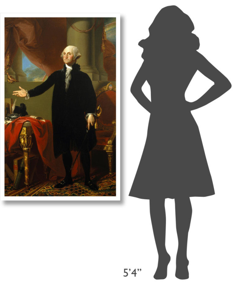 "George Washington, 1796" Digital Paper Print by Gilbert Stuart, 29"x46"