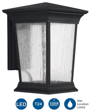 Progress Lighting 1-17W LED Wall Lantern, Black