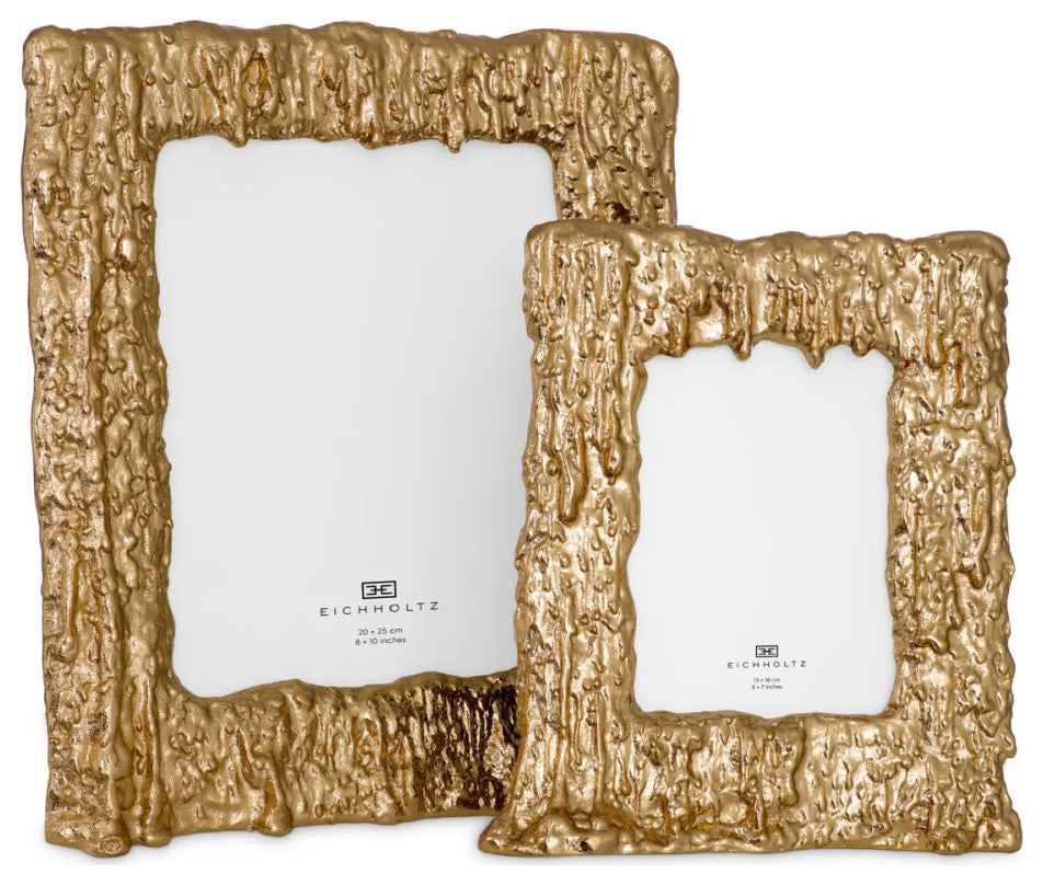 Gold Textured Picture Frame, Eichholtz Cotati, Small
