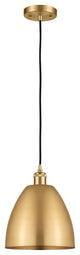Ballston Dome Mini Pendant, Satin Gold