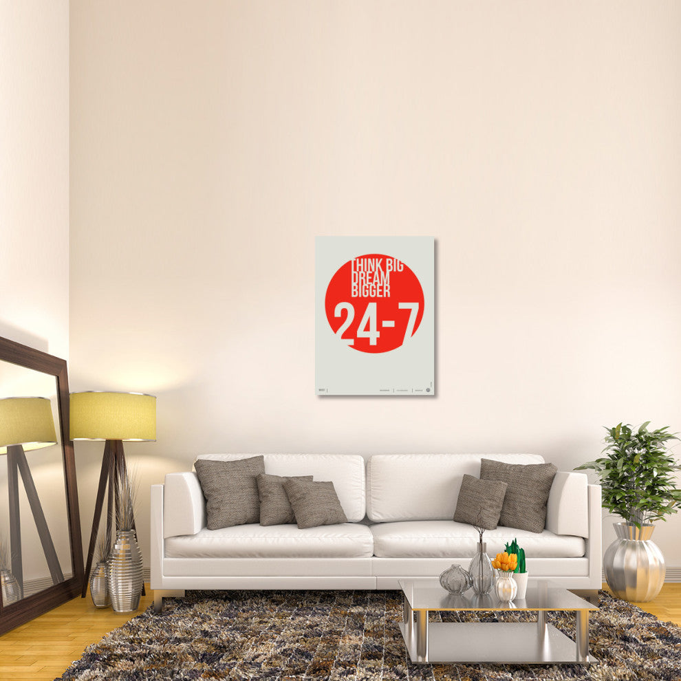 "Think Big Dream Bigger Poster" Fine Art Print