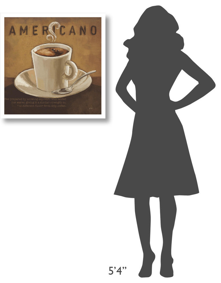"Coffee and Co II" Digital Paper Print by Janelle Penner, 26"x26"