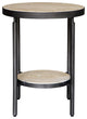 Uttermost - 24113 - Side Table - Dauntless - Matte Black
