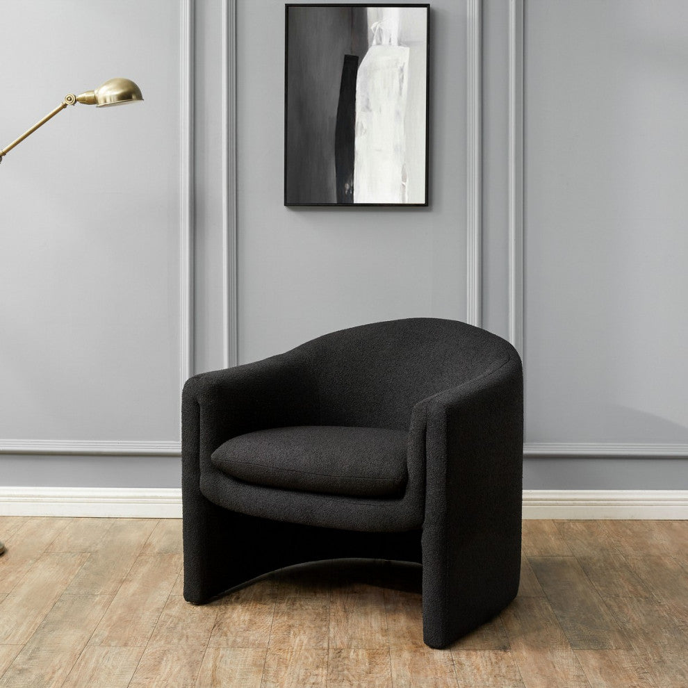 Safavieh Laylette Upholstered Accent Chair, Black