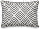 Gray Geometric Arrow 14x20 Lumbar Pillow