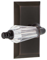 Studio Plate Passage Parlor Lever, Timeless Bronze