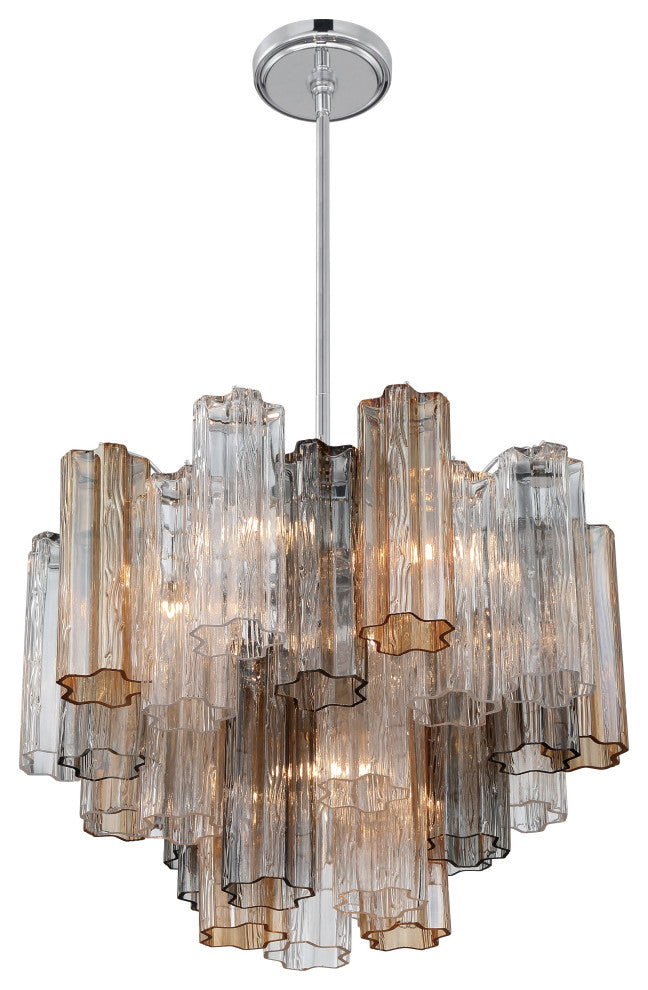 CRYSTORAMA Addis 6 Light Polished Chrome Chandelier
