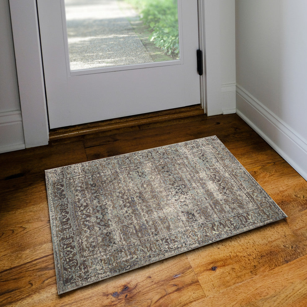 Jericho JC10 Mushroom 2' x 3' Rug