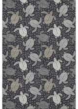 Addison Premium Washable Mayfield AMF192 Black 10' x 14' Rug