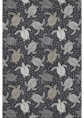 Addison Premium Washable Mayfield AMF192 Black 10' x 14' Rug