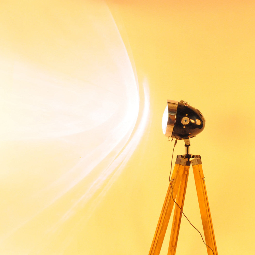 Jawa Lamp With Tripod Iron Vintage Model