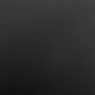 Brinley Black Faux Leather and Walnut Wood Dining Room Accent Chair