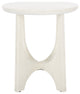 Safavieh Couture Sasha Wood Accent Table, White Wash