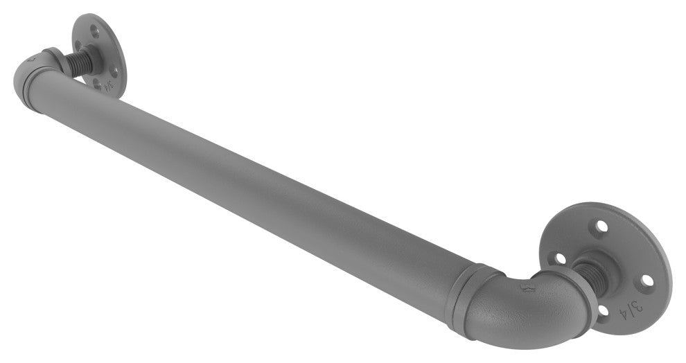Pipeline Grab Bar, Matte Gray, 16"