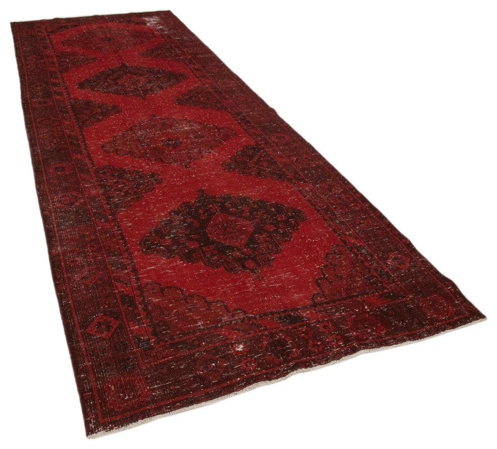 Rug N Carpet - Handmade Oriental 4' 7" x 12' 10" One-of-a-Kind Runner Rug