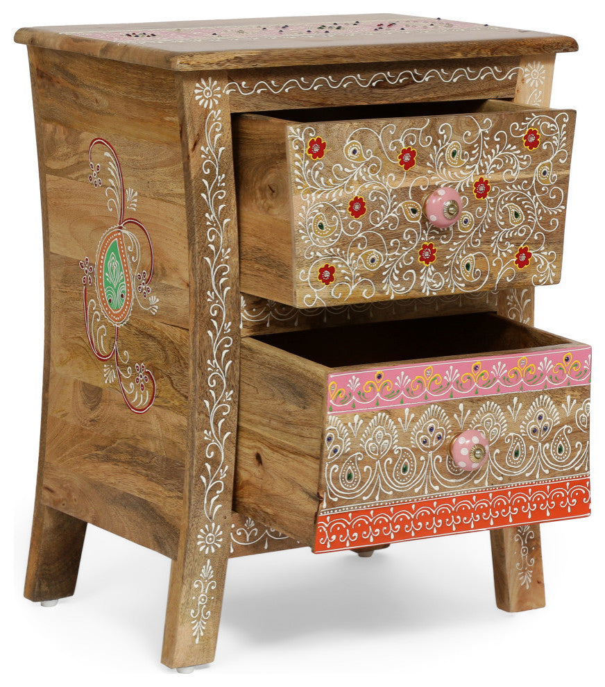 Ingersol Mango Wood Nightstand