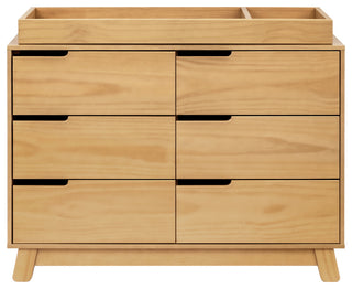 Hudson 6-Drawer Assembled Double Dresser, Honey