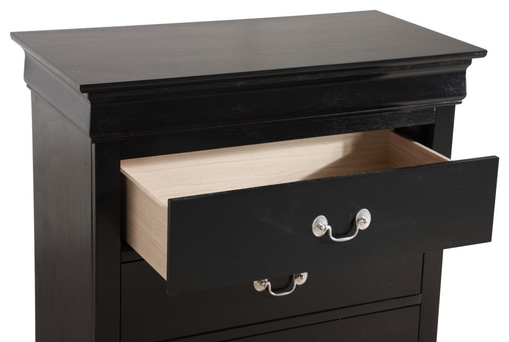 Louis Phillipe Chest, Black