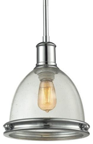 1 Light Mini Pendant Chrome