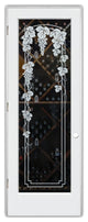 Wine Door - Vineyard Grapes Trellis - Primed - 30" x 96" - Knob on Right -...