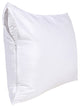 Lotus Home Cotton Bed Pillow Protector, 2 Pack, White, King