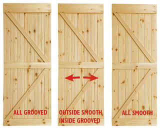 Barn Door, KD DIY K-Bar 83.5" x 30" x 1.375"