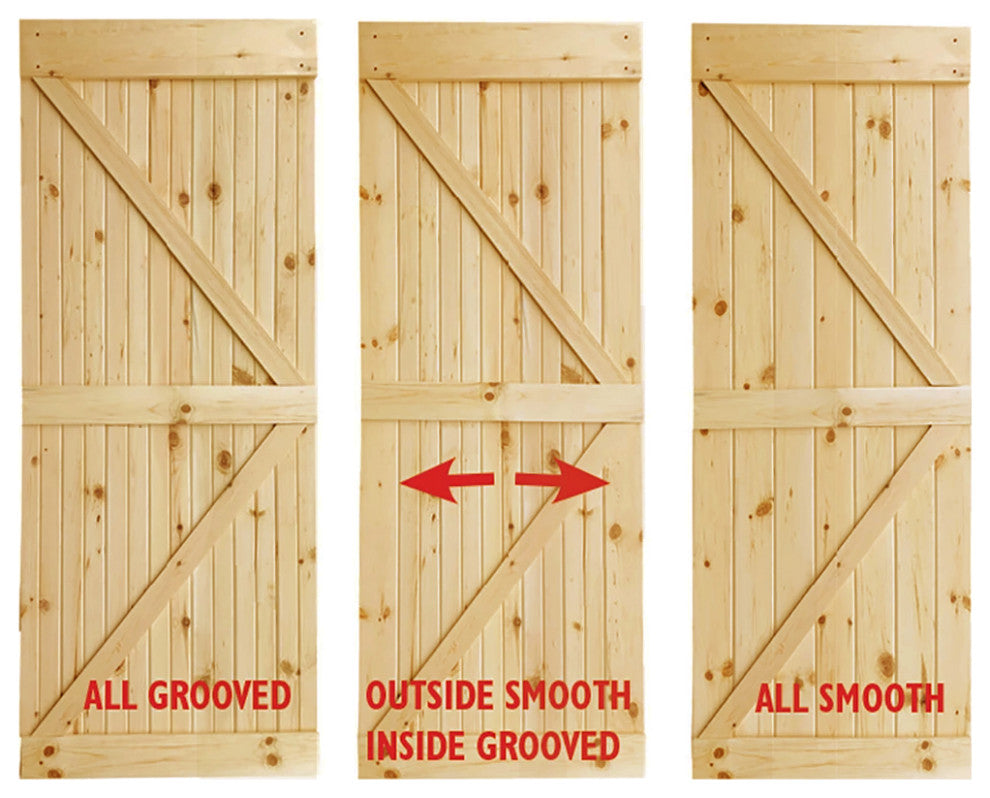 Barn Door, KD DIY K-Bar 83.5" x 30" x 1.375"