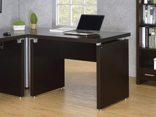 Wooden Extension Desk, Cappuccino