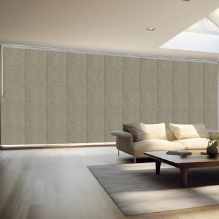 Nilo 12-Panel Track Extendable Vertical Blinds 140-260"W