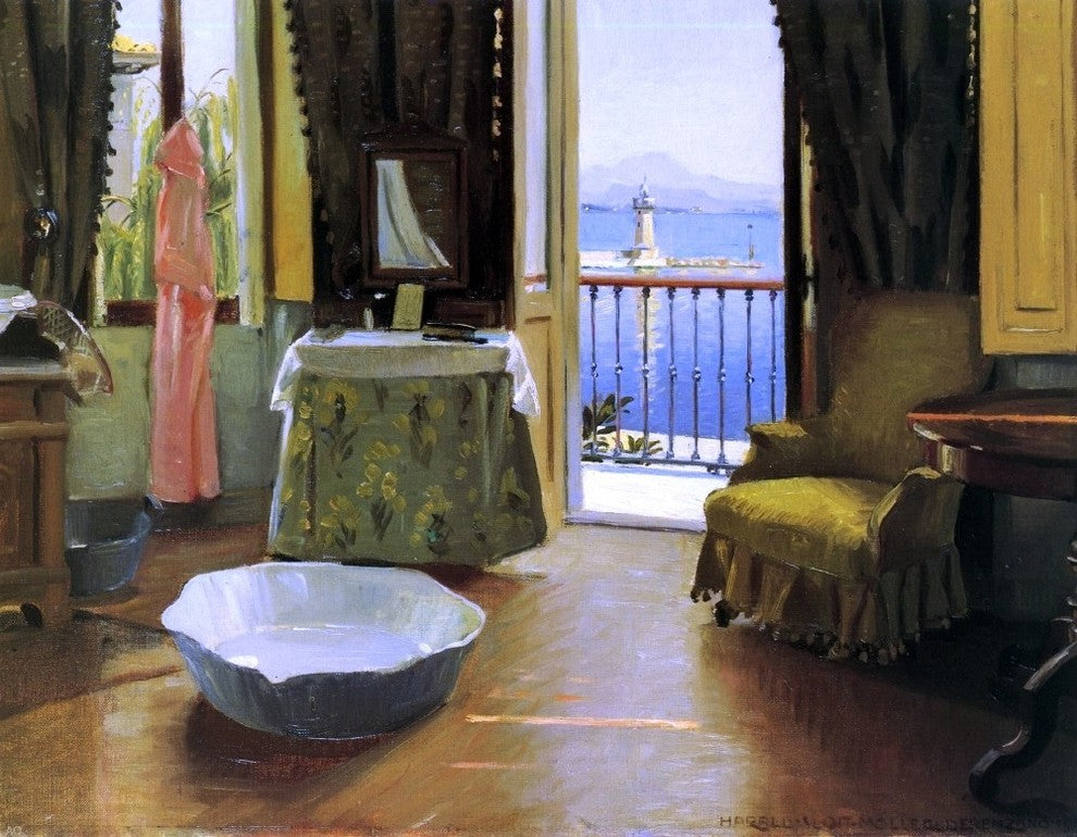 Harald Slott-Moller A View of Lake Garda at Desenzano Italy Wall Decal