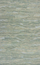 HomeRoots 5' x 7' Seafoam Plain Wool Indoor Area Rug With Viscose Highlights