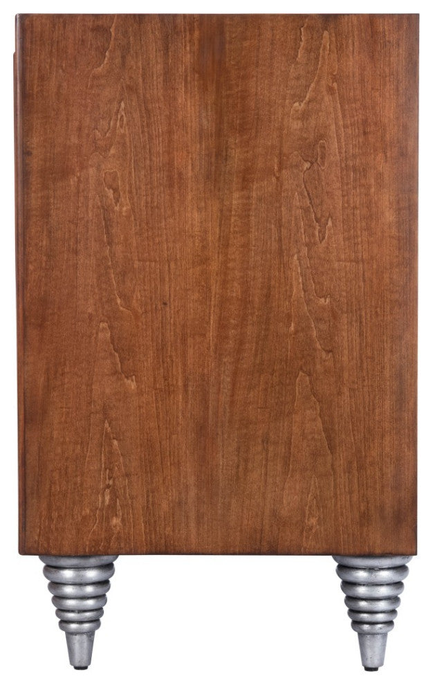 Shelly Leather and Capiz Shell Inlay Sideboard