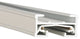 WAC Lighting J Track 2' Single Circuit 120V with 2 Endcaps in White