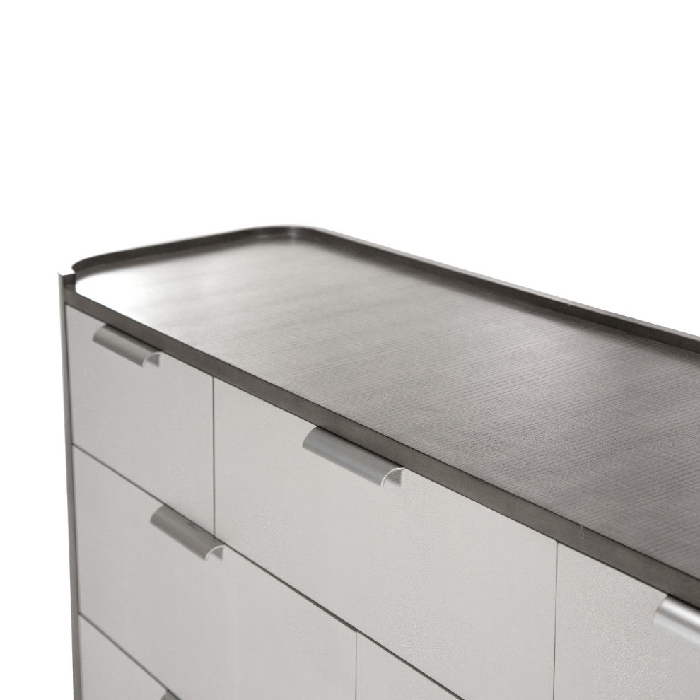 Roxbury Park Dresser with Mirror - Slate