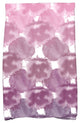 Beach Clouds, Geometric Print Hand Towel, Purple