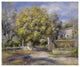 "Houses at Cagnes" Digital Paper Print by Pierre-Auguste Renoir, 24"x20"